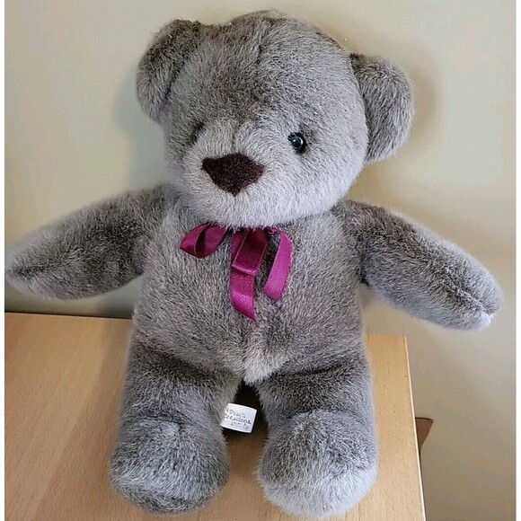 Vintage 1992 Plush Creations Plush 17" Brown Teddy Bear Stuffed Animal Preowned - Picture 7 of 7